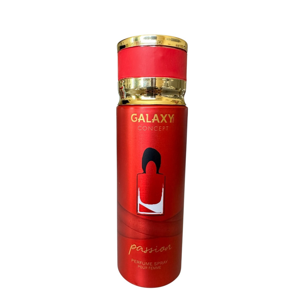 Body Spray Galaxy Plus Concept Passion Perfumed Spray 200ml/6.67oz NEW